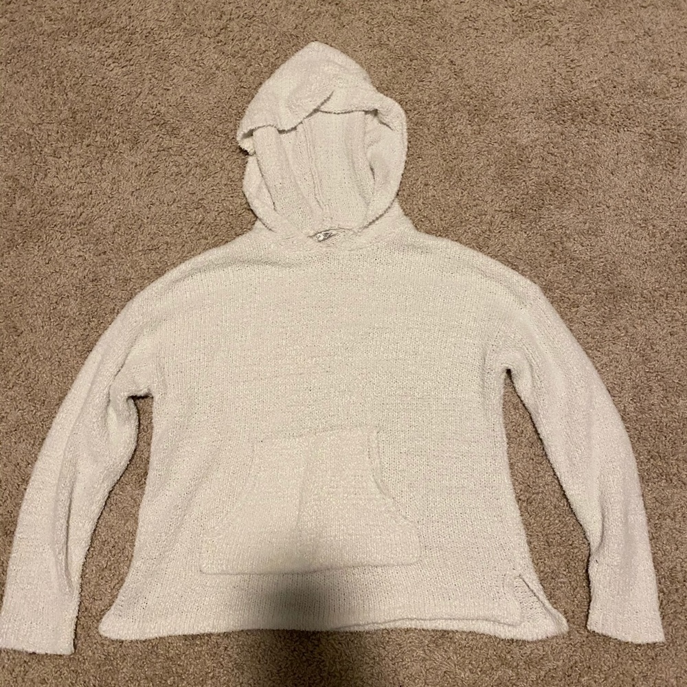 tilly’s cotton knit hooded pull over